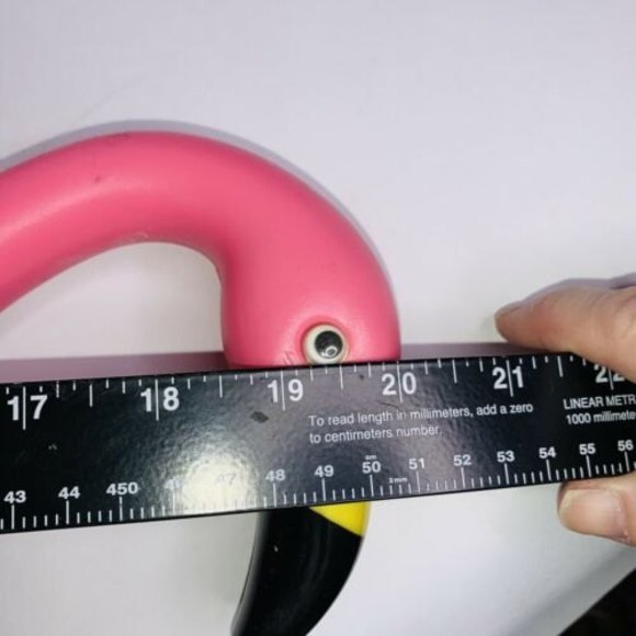 2 Vintage PINK PLASTIC FLAMINGO 20 Inch Blow Mold Yard Decor Garden Lawn - Picture 6 of 12